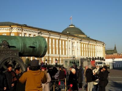 Moszkva - A Cár ágyú - Kreml-stock-foto