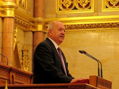 Korózs Lajos, a Magyar Szocialista Párt országgyûlési képviselõje-stock-foto