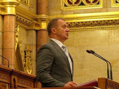 Vajda László országgyûlési képviselõ - Magyar Szocialista Párt-stock-foto