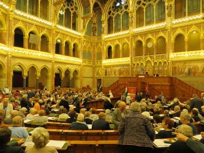 Nyugdíjasok IV. országos tanácskozása - Budapest-stock-foto