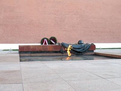 A Nagy HOnvédõ Háborúban elesett szovjet katonák emlékmûve - Moszkva-stock-foto