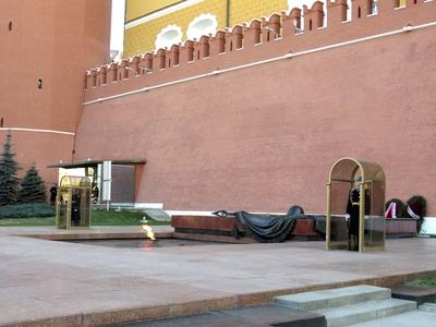 A Nagy Honvédõ Háborúban elesett szovjet katonák emlékmûve - Moszkva-stock-foto