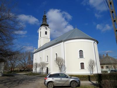 Madocsa - Szent Miklós apátság-stock-foto
