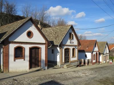 Borpincék és présházak Dunakömlõdön-stock-foto