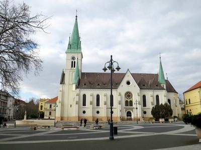 Cathedral of Kaposvár - Hungary-stock-photo