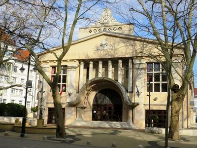 Kaposvár - Cultural Center - Hungary-stock-photo