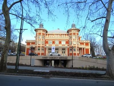 Csiki Gergely Theater - Kaposvár-stock-photo