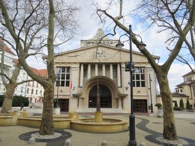 Kaposvár - Cultural Center - Hungary-stock-photo