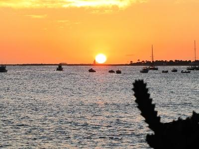 Sunset in Cape Verde-stock-photo