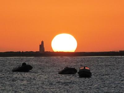 Sunset in Cape Verde-stock-foto