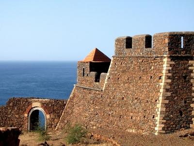 Cape Verde - Cidade V elha fortress - World Heritage-stock-photo