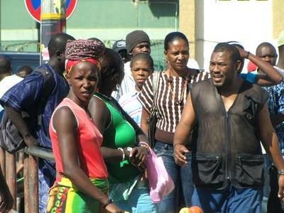 Cape Verde - Life Picture - Sucupira Market - Praia-stock-foto