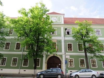 Cluj-Napoca (Kolozsvár), 9 May 2017The Reformed College.A református kollégium.-stock-foto