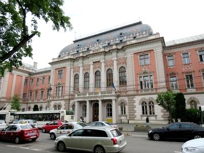 Cluj-Napoca (Kolozsvár), 9 May 2017The Appeal court.A megyei bíróság.-stock-photo