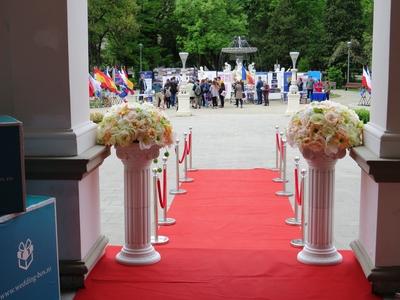 Cluj-Napoca (Kolozsvár), 9 May 2017International wedding exposition at the Cluj-Napoca Casino.Nemzetközi esküvõi kiállítás a kolozsvári Casinóban.-stock-foto