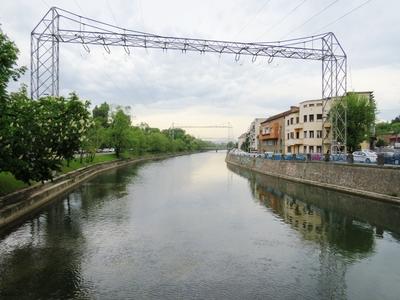 Cluj-Napoca, 11 May 2017The river Somes.A Szamos.-stock-foto