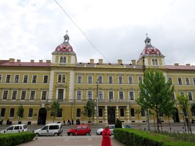 Cluj-Napoca (Kolozsvár), 9 May 2017The Romanian Orthodox Seminar and Theology High School.A román ortodox szeminárium és teológiaia líceum.-stock-foto