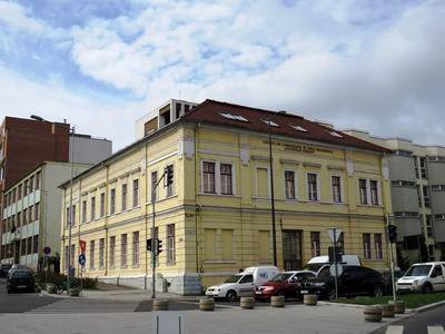 Cluj-Napoca (Kolozsvár), 9 May 2017The Octavian Stroia Ballet and Theatrical High School.Az Octavian Stroia Balett és Színmûvészeti Líceum.-stock-photo