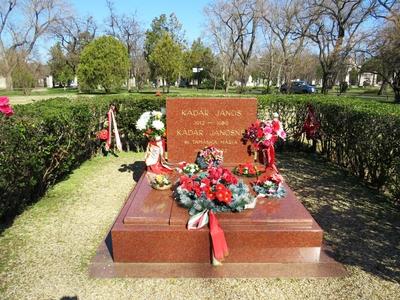 Grave of János Kádár - Budapest-stock-foto