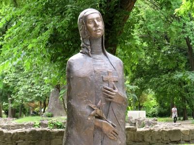 St. Marguerite statu - Budapest-stock-foto