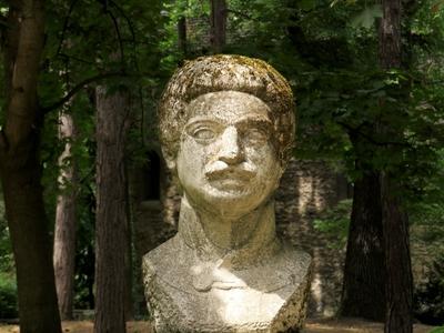 Bust of Hungarian composer Bihari János-stock-foto