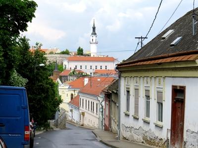 Veszprém - Castle - Street-stock-photo