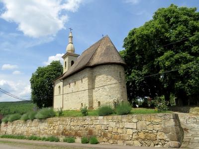 Mary's visit Church in Tarnaszentmária - Hungary-stock-foto