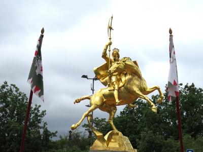 Pákozd - Military ceremonial site-stock-foto