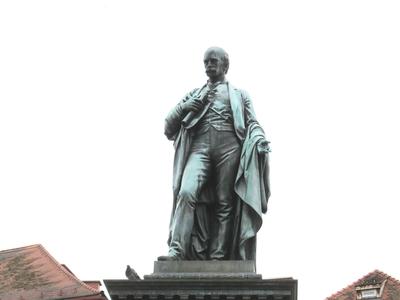 Statue Johann Brunnen Archduke - Austria - Graz-stock-foto