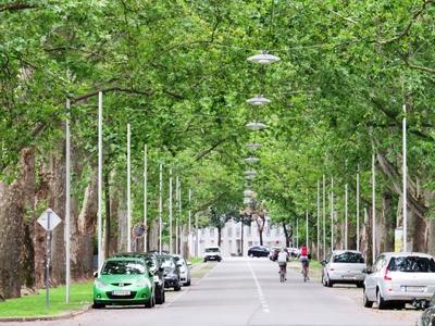 S treet in Graz - Austria-stock-foto
