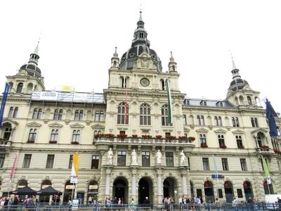 Graz b- City Hall-stock-foto