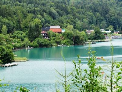 Klopeiner Lake - Austria-stock-foto