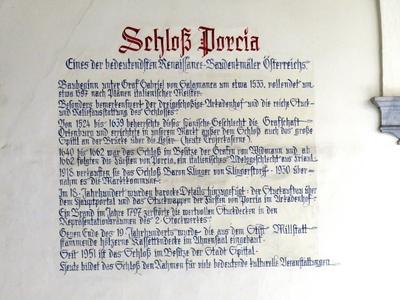 History of Porcia Castle in Spittal - Austria-stock-foto