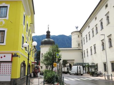 Spittal cityscape - Austria - Alps-stock-foto