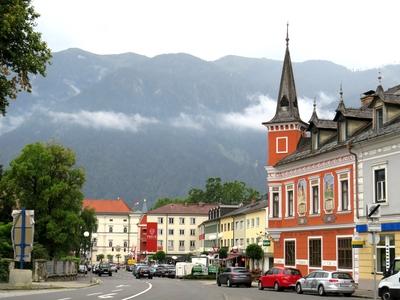 Spittal - Alps - Austria-stock-foto
