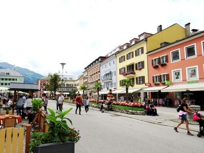 Lienz - Main Square - Austria-stock-foto