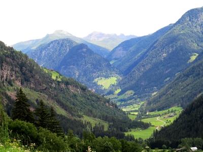 Alpine landscape - Valley of Iselberg-stock-photo