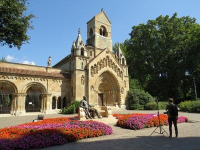 Jáki Chapel, Vajdahunyad Casstle - Budapest-stock-photo