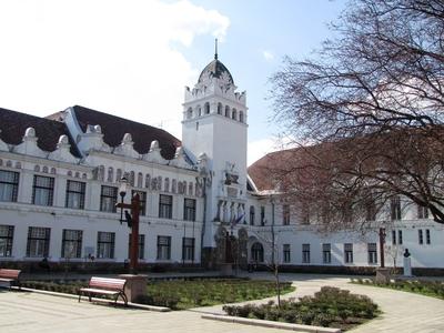 Sárospatak, 2016. március 16.Az Eszterházy Károly Fõiskola Comenius Tanítóképzõ Kara.-stock-foto