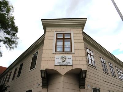 Kossuth Loggia - Mosonmagyaróvár - 1848-stock-foto