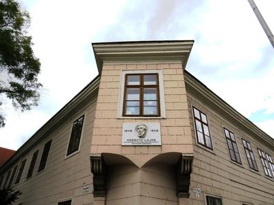 Kossuth Loggia - Mosonmagyaróvár - 1848 - Revolution-stock-foto
