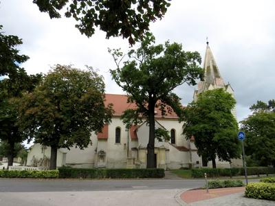 Rajka (Ragendorf) - St. Martin Church-stock-photo