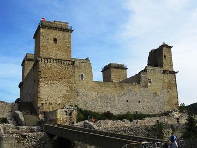 Four-tower Castle of Diósgyőr - Hungary-stock-photo