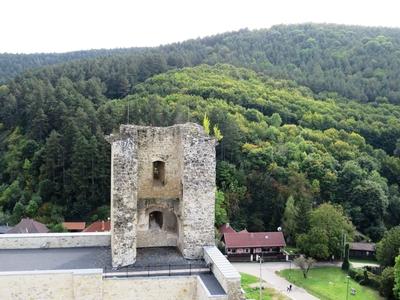 Castle tower - Diósgyőr - Hungary - Bükk Mountains-stock-photo