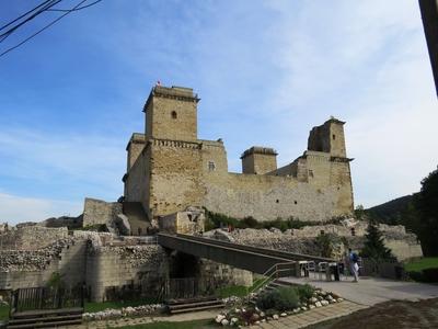 Four-tower Castle of Diósgyőr - Hungary-stock-photo