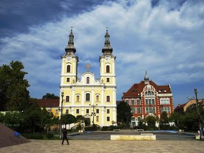 Miskolc - Hungary - Heroes Square-stock-foto