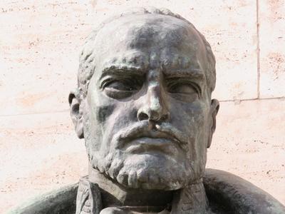 Bust of general Görgey Artúr - Hungarian Revolution 1848-stock-foto