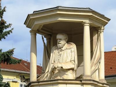 Monument of Széchenyi István - MIskolc - Hungary-stock-foto