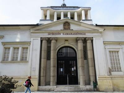 Chamber Theater - Miskolc - Hungary-stock-photo