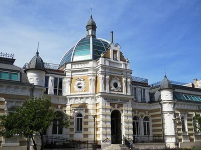 Miskolc - Bath medical and screening center-stock-photo